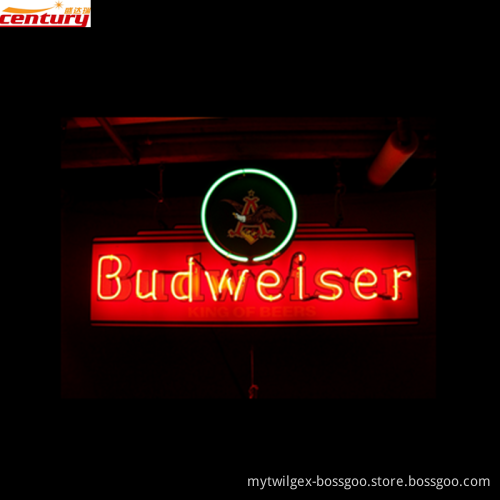 wholesale china factory price custom budweiser neon beer sign